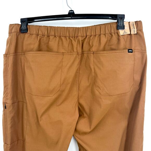 PRANA Men's Stretch Zio Top-Out Pants XXL Brown Sepia Straight Leg Hiking NWT - Picture 9 of 12